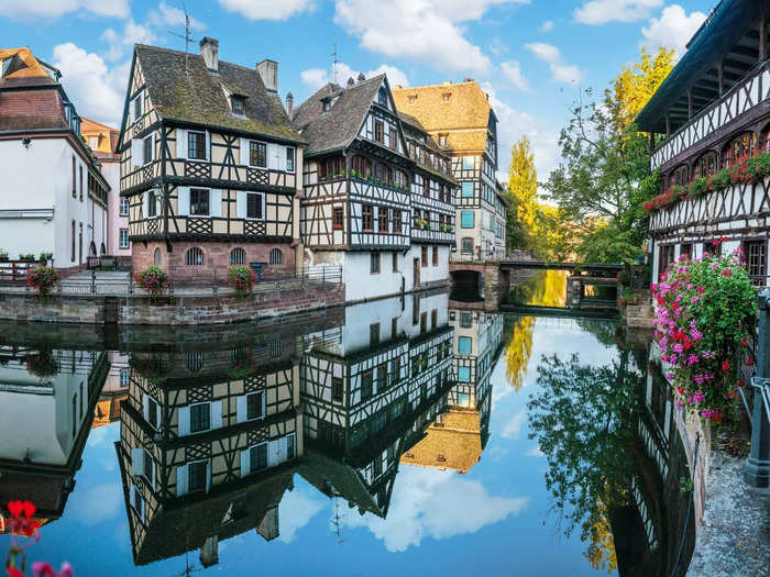 Strasbourg has a beautiful mix of French and German culture. 