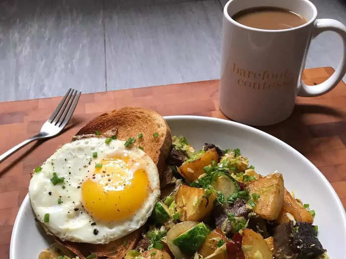 Her short-rib hash is easy to adapt. 