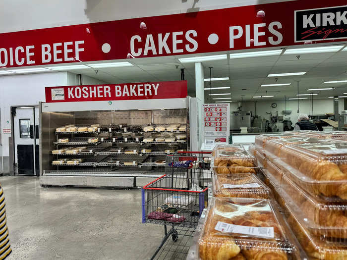 The meat and bakery sections were almost identical. I even spotted the "cake box" that Costco fans love.