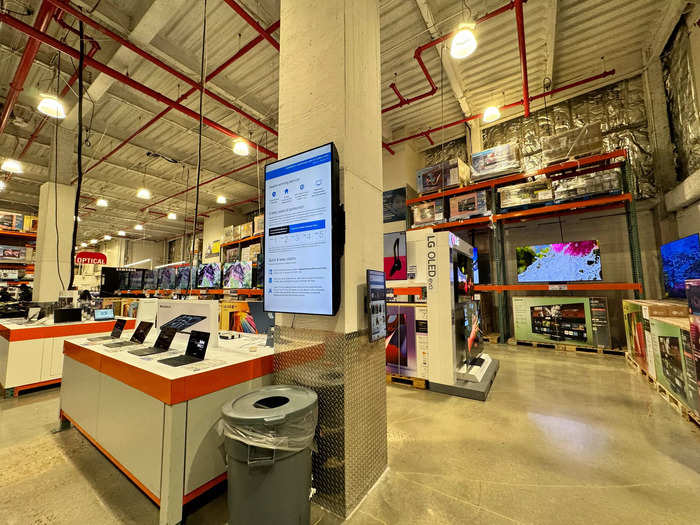 The store was generally set up the same way as the Long Island location, down to the electronics section being the first thing I saw.