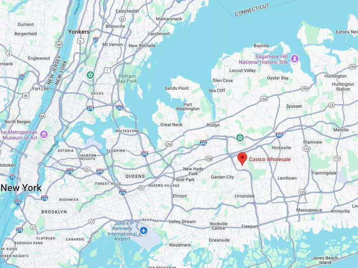 There are eight Costco locations on Long Island. I visited the Westbury location, which is about 33 miles outside New York City.