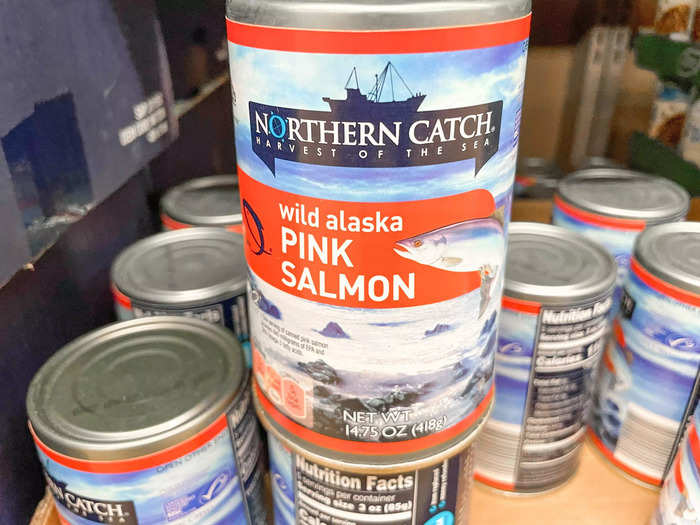 When I want fish, I opt for the Northern Catch wild Alaska pink salmon.