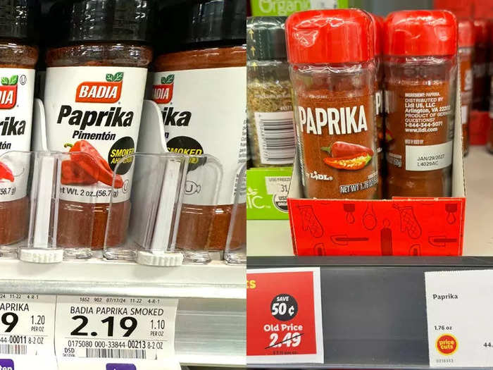 Some spices were more than double the cost at Publix.