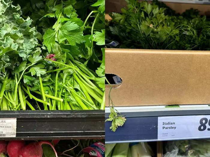 Herbs were almost a dollar cheaper at Lidl across the board. 