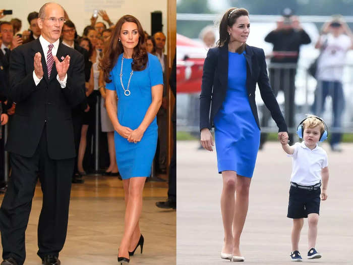 Kate Middleton was photographed four times in a Stella McCartney shift dress between 2012 and 2020.