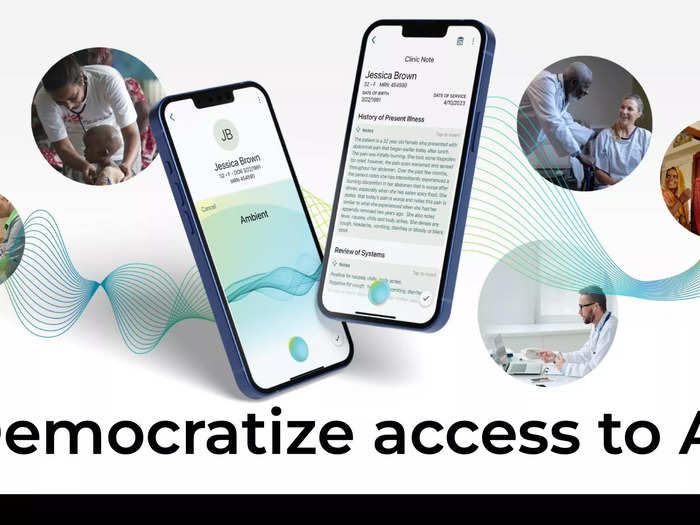 Suki pitch deck slide 17 — Democratize access to AI (closing slide)