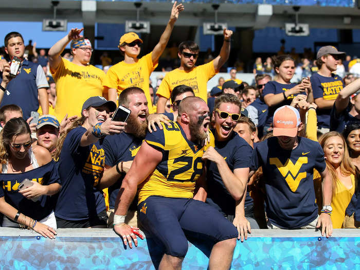 8. West Virginia University in Morgantown