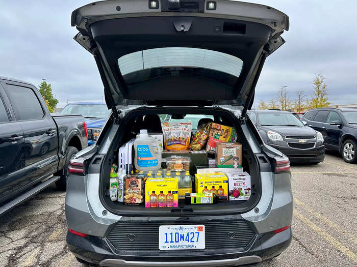 The Equinox handled our monthly Costco haul surprisingly well. 