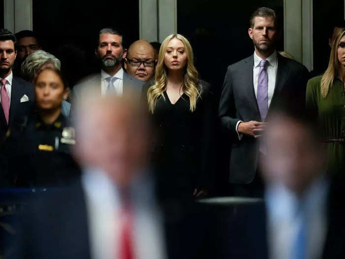 May 2024: Tiffany Trump and Boulos attended the closing arguments of Donald Trump