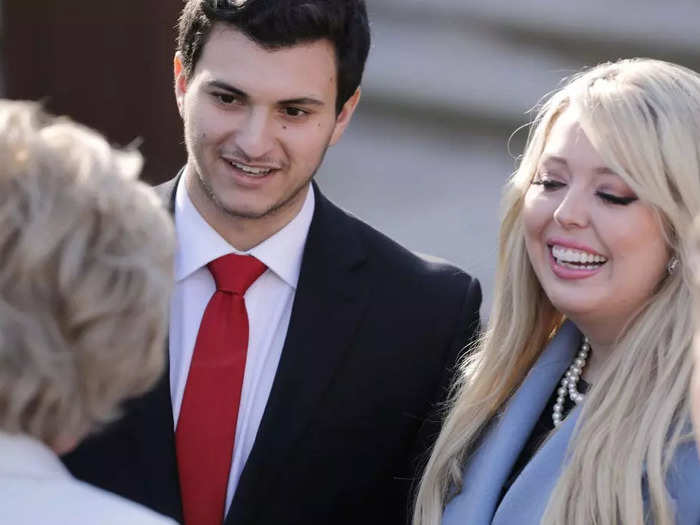 November 2019: They greeted guests at the national Thanksgiving turkey pardoning event in the Rose Garden of the White House.