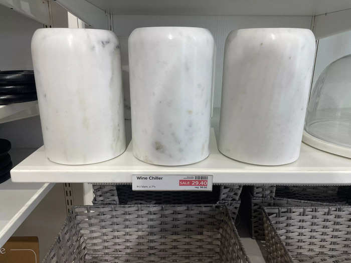 My favorite clearance item was this marble wine chiller.