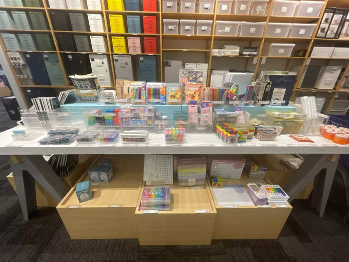 I also enjoyed browsing the office and stationery sections.