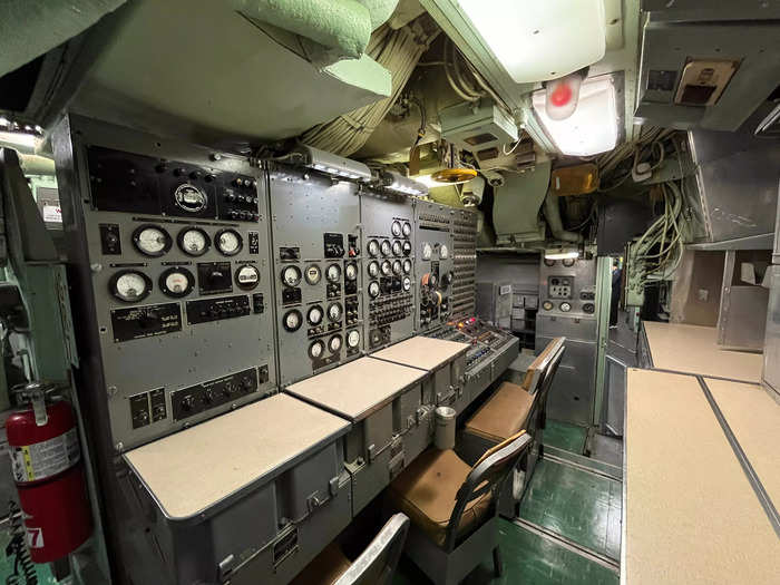 The missile checkout and guidance center was once a top-secret area.