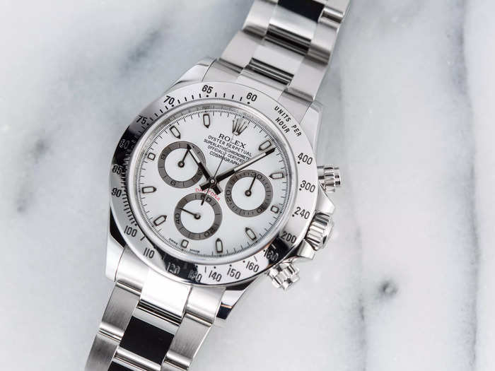 Rolex Daytona White: 100% over MSRP