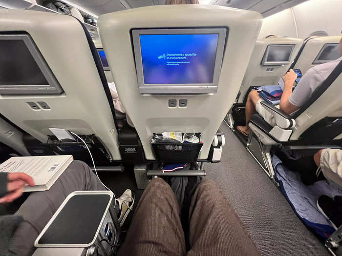 Premium economy is normally out of my budget, but I only paid £480 ($630) for that leg.