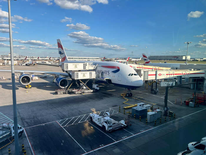 I took two British Airways flights between London and the US — both on an Airbus A380.