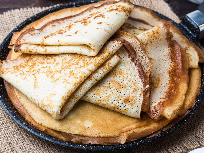 Make your crepe batter a day early to allow the air bubbles to settle.