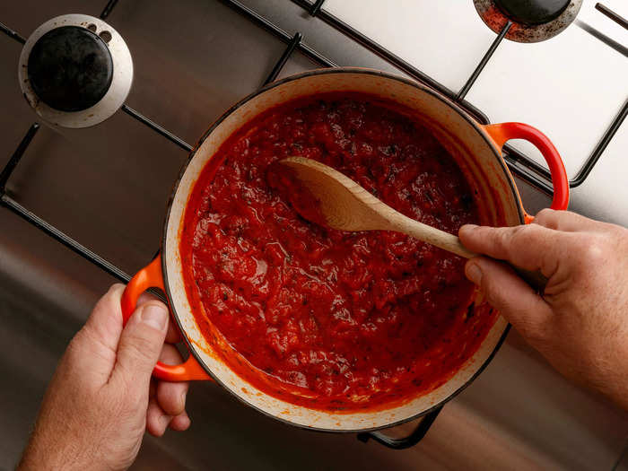 Save pasta water to add to your sauces.