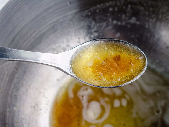 Whisk your brown butter constantly to bring out the best flavor.