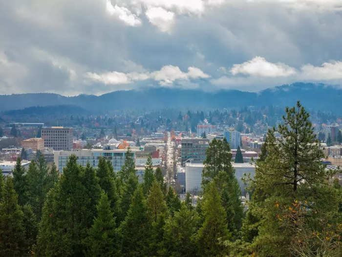 13. Eugene, Oregon