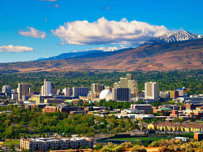 1. Reno, Nevada