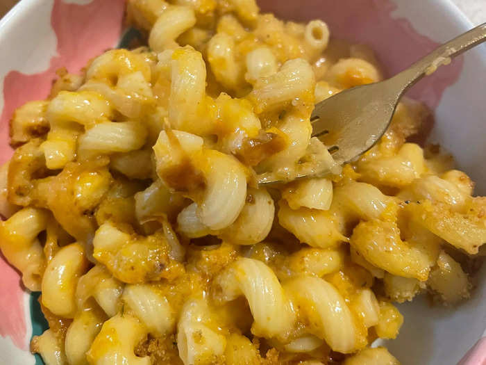 I thought this was one of the most flavorful mac-and-cheese recipes I