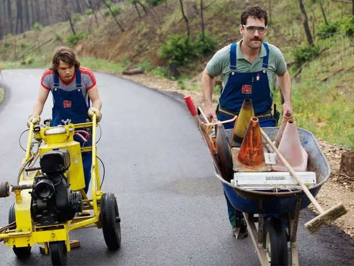 In "Prince Avalanche" (2013), he was a road-crew worker.