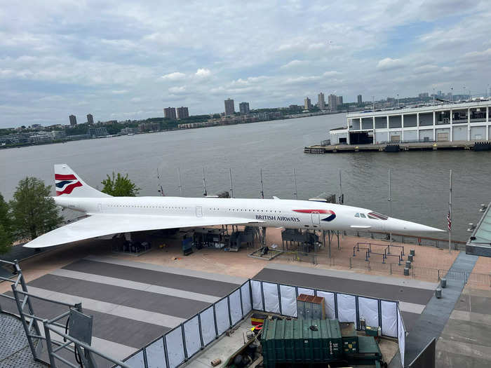 After my tour of the Concorde concluded, I climbed higher on the USS Intrepid to get a better view of the historic aircraft.