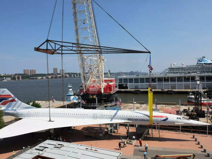 The last Concorde flight took off in 2003, and the Intrepid Museum added one of the jets to its collection that same year.