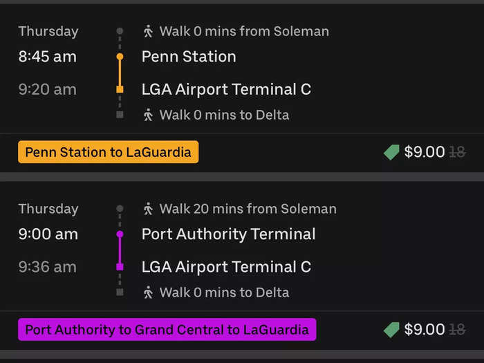 The three Midtown Manhattan locations are also conveniently major transit hubs.