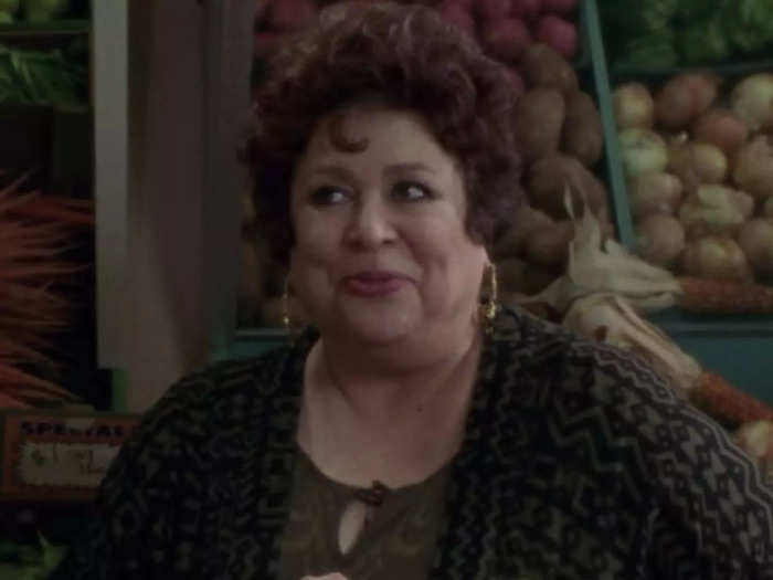 Liz Torres played Miss Patty, the gossipy dance teacher.