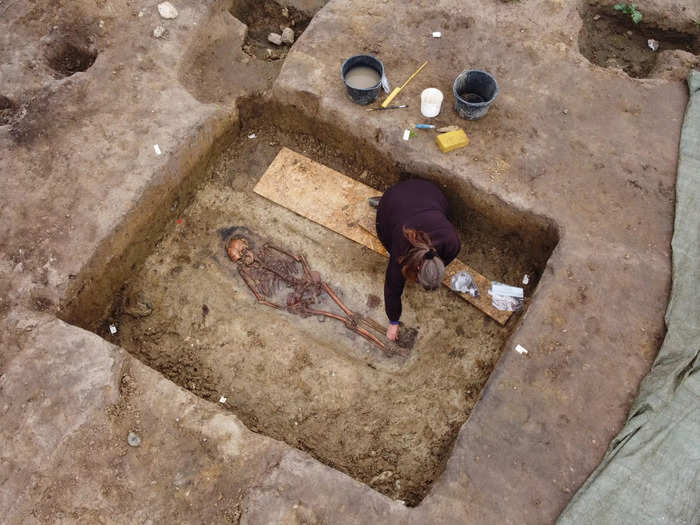 Researchers found the graves before a development project. 