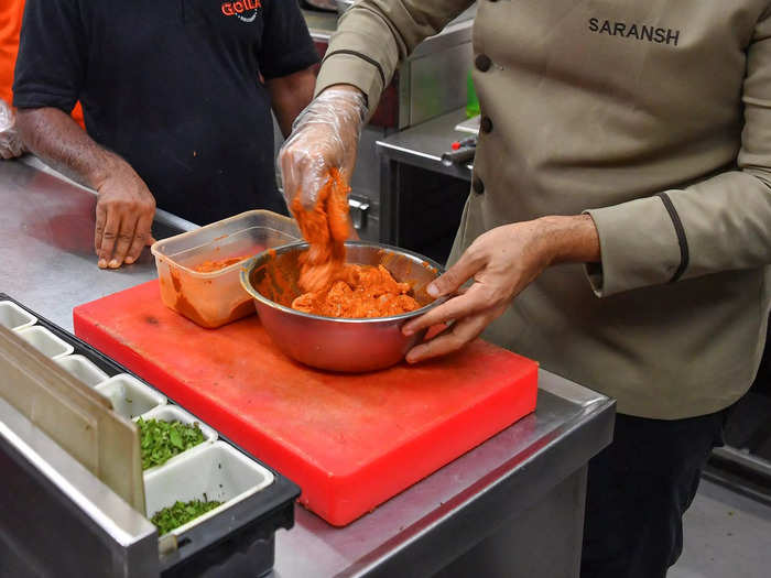 Marinating the meat overnight will tenderize it and allow it to soak in the spices properly. 