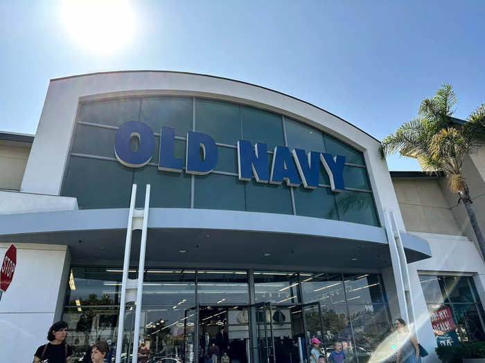 Next, I visited Old Navy.