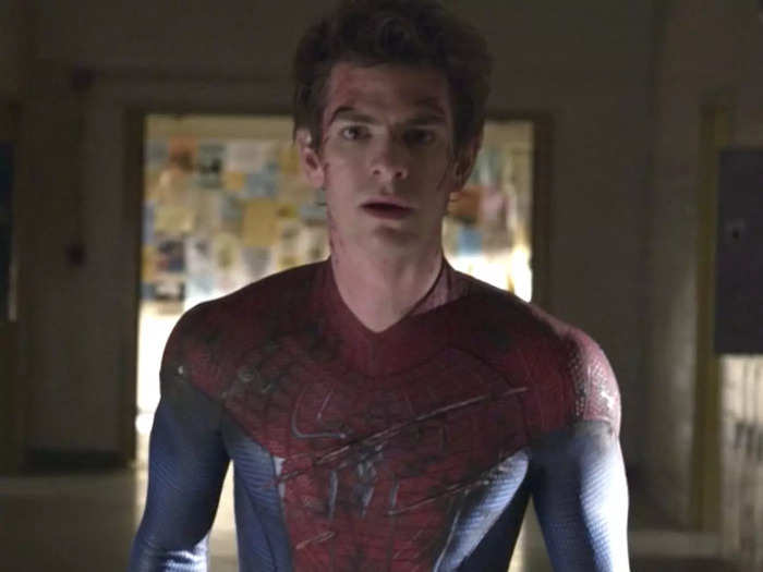 Garfield made his first appearance as the iconic web-slinger in 2012