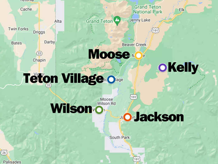 Jackson Hole is located in Teton County, Wyoming.