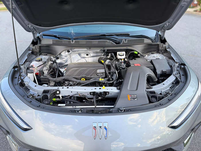 Under the hood of the Envista is a tiny 1.2-liter, turbocharged three-cylinder engine.