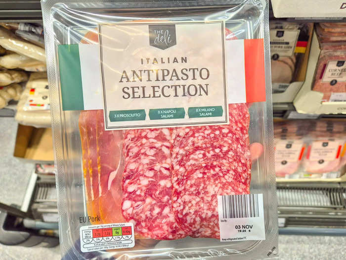 The Deli Italian-antipasto selection is a great snack for kids and parents.