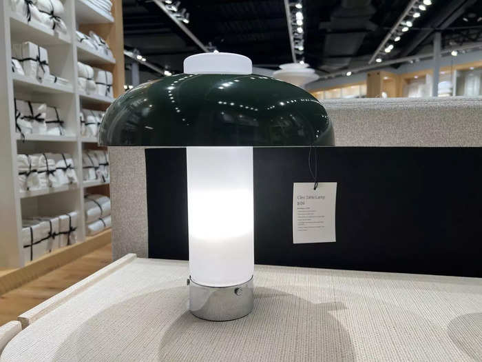 I think the Cleo table lamp is both playful and chic.