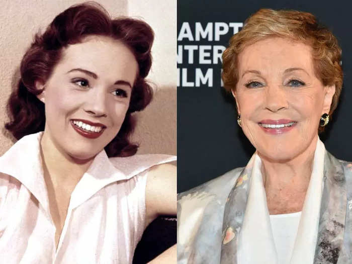 Julie Andrews filmed "Mary Poppins" as she turned 28.