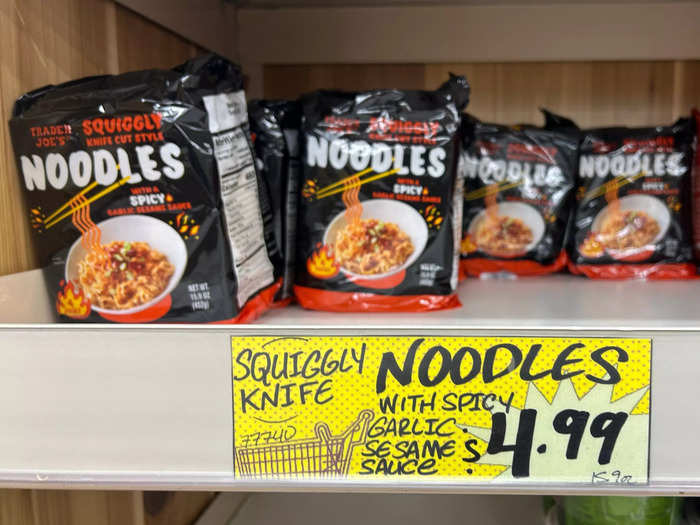 Finally, I looked for packaged noodle kits. 