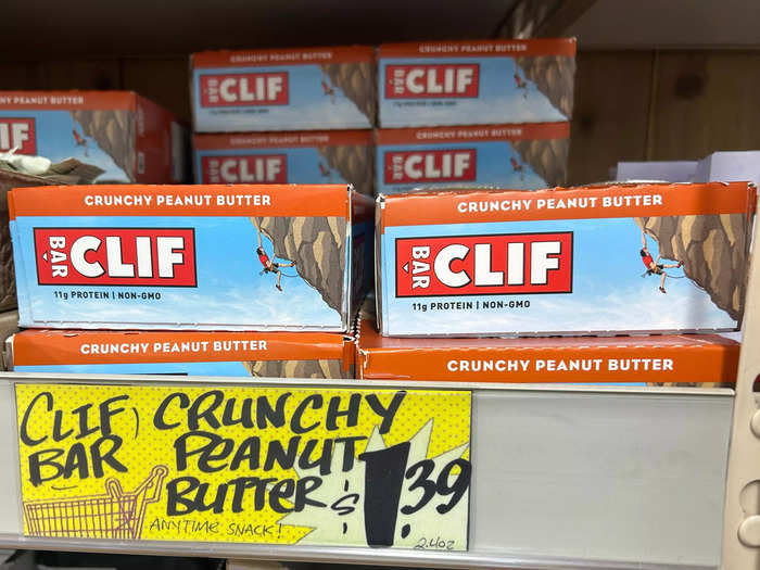 I love that Trader Joe’s sells Clif bars. 