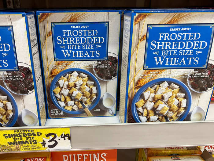 Cereal was next on my shopping list. 