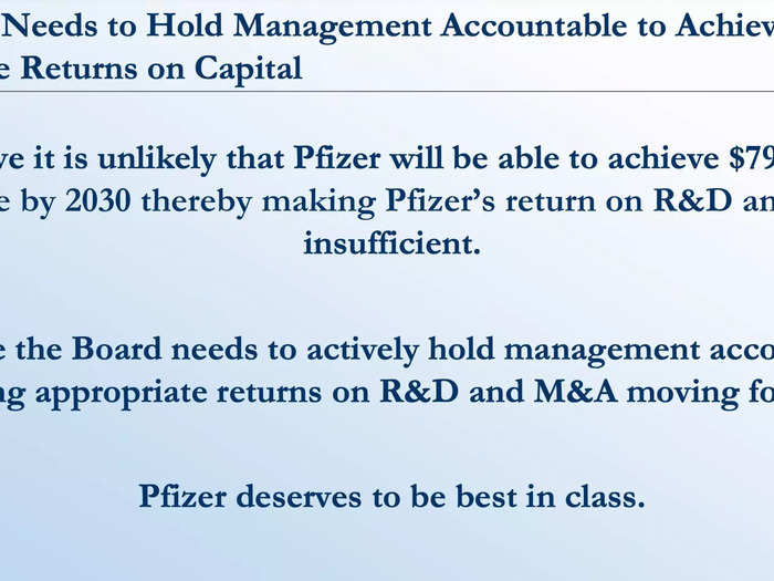 Could Starboard seek seats on Pfizer