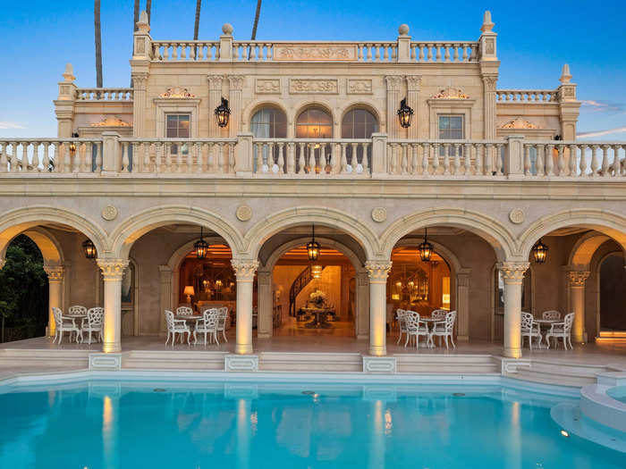 The mansion has two cabanas: one for men and one for women.  