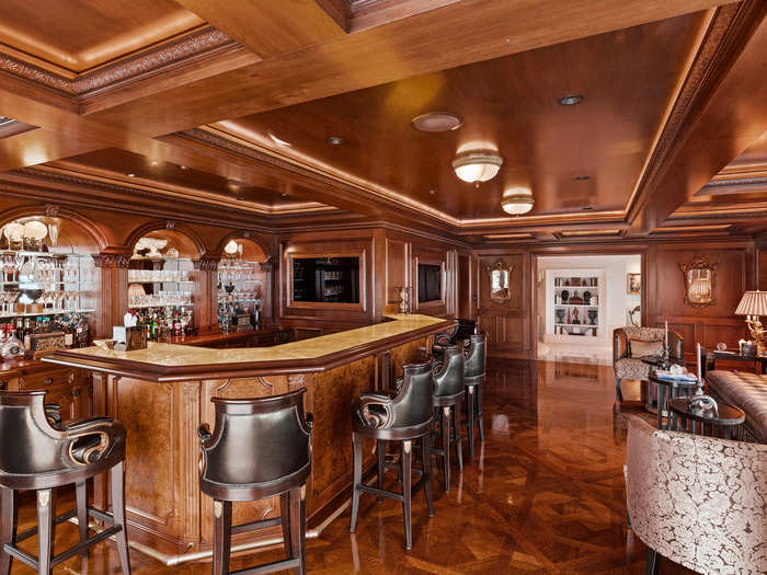 A nautical-themed bar is a nod to Deason