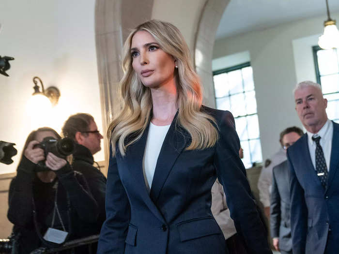 November 2023: Ivanka Trump testified in Donald Trump