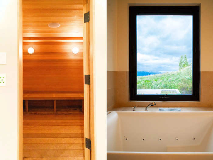 At the vacation home, co-owners could have a spa day without leaving the house.