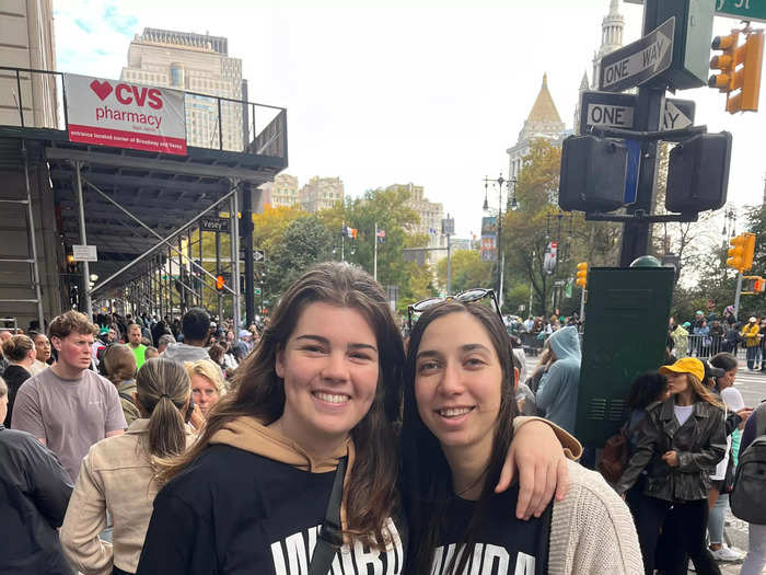 College basketball players Inés Gimenez, 22, and Nitzan Amar, 23, are ecstatic about the future of their sport. 