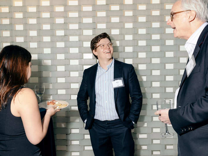 BI reporter Alex Nicoll at our Wall Street rising stars drinks